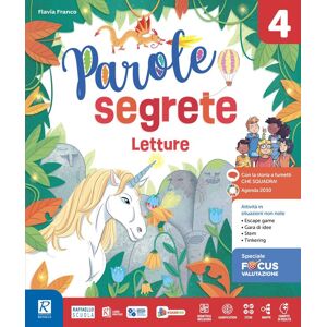 Flavia Franco - Parole segrete. Con Letture, Laboratorio di italiano, Grammatica RAF, Atlante di Arte & Musica, Speciale Focus valutazione linguaggi. Per la 4ª classe ... Con e-book. Con espansione online (Vol. 4) - Preis vom 16.06.2026 05:30:18 h Flavia Franco - Parole segrete. Con Letture, Laboratorio di italiano, Grammatica RAF, Atlante di Arte & Musica, Speciale Focus valutazione linguaggi. Per la 4ª classe ... Con e-book. Con espansione online (Vol. 4) - Preis vom 16.06.2026 05:30:18 h