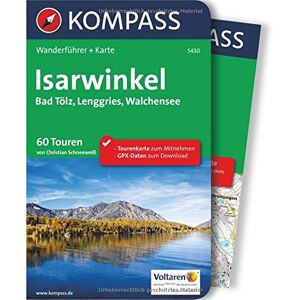 Christian Schneeweiß - Isarwinkel, Bad Tölz, Lenggries, Walchensee: Wanderführer mit Extra-Tourenkarte, 60 Touren, GPX-Daten zum Download (KOMPASS-Wanderführer, Band 5430) - Preis vom 13.06.2026 05:28:29 h Christian Schneeweiß - Isarwinkel, Bad Tölz, Lenggries, Walchensee: Wanderführer mit Extra-Tourenkarte, 60 Touren, GPX-Daten zum Download (KOMPASS-Wanderführer, Band 5430) - Preis vom 13.06.2026 05:28:29 h
