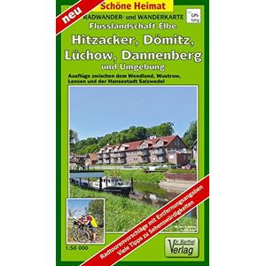 Verlag Dr. Barthel - Radwander- und Wanderkarte Flusslandschaft Elbe, Hitzacker, Dömitz, Lüchow, Dannenberg und Umgebung: Ausflüge zwischen dem Wendland, Wustrow, Lenzen und der Hansestadt Salzwedel (Schöne Heimat) - Preis vom 14.06.2026 05:24:48 h Verlag Dr. Barthel - Radwander- und Wanderkarte Flusslandschaft Elbe, Hitzacker, Dömitz, Lüchow, Dannenberg und Umgebung: Ausflüge zwischen dem Wendland, Wustrow, Lenzen und der Hansestadt Salzwedel (Schöne Heimat) - Preis vom 14.06.2026 05:24:48 h