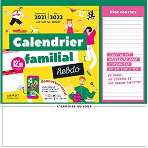 Marabout - Calendrier familial hebdo : septembre 2021-août 2022 - Preis vom 15.06.2026 05:30:30 h Marabout - Calendrier familial hebdo : septembre 2021-août 2022 - Preis vom 15.06.2026 05:30:30 h