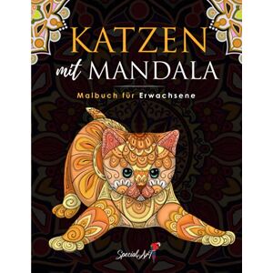 ART Katzen mit Mandala - Malbuch für Erwachsene: Mehr als 50 süße, liebevolle und schöne Katzen. Anti-Stress-Malbücher mit entspannenden Designs. ... (Tier-Malbücher für Erwachsene, Band 2) - Preis vom 11.06.2026 05:43:19 h ART Katzen mit Mandala - Malbuch für Erwachsene: Mehr als 50 süße, liebevolle und schöne Katzen. Anti-Stress-Malbücher mit entspannenden Designs. ... (Tier-Malbücher für Erwachsene, Band 2) - Preis vom 11.06.2026 05:43:19 h