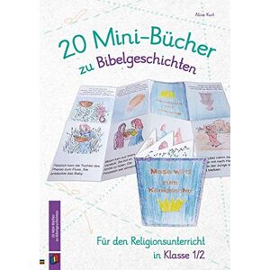Aline Kurt - 20 Mini-Bücher zu Bibelgeschichten: Für den Religionsunterricht in Klasse 1/2 - Preis vom 12.06.2026 05:40:31 h Aline Kurt - 20 Mini-Bücher zu Bibelgeschichten: Für den Religionsunterricht in Klasse 1/2 - Preis vom 12.06.2026 05:40:31 h