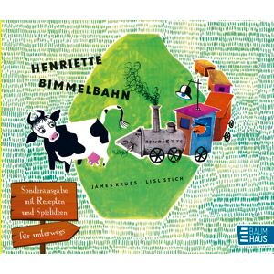 James Krüss - Henriette Bimmelbahn - Sonderausgabe mit Rezepten und Spielideen für unterwegs: Der fröhliche Bilderbuchklassiker vom großen Reimkünstler James Krüss für Kinder ab 4 Jahren (Krüss-Bücher) - Preis vom 16.06.2026 05:30:18 h James Krüss - Henriette Bimmelbahn - Sonderausgabe mit Rezepten und Spielideen für unterwegs: Der fröhliche Bilderbuchklassiker vom großen Reimkünstler James Krüss für Kinder ab 4 Jahren (Krüss-Bücher) - Preis vom 16.06.2026 05:30:18 h