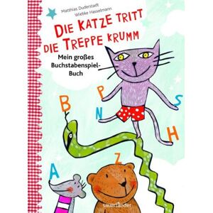 Matthias Duderstadt - Die Katze tritt die Treppe krumm: Mein großes Buchstaben-Spiel-Buch - Preis vom 14.06.2026 05:24:48 h Matthias Duderstadt - Die Katze tritt die Treppe krumm: Mein großes Buchstaben-Spiel-Buch - Preis vom 14.06.2026 05:24:48 h