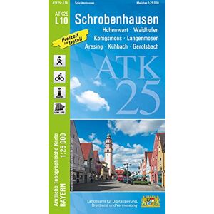 Landesamt für Digitalisierung, Breitband und Vermessung, Bayern - ATK25-L10 Schrobenhausen (Amtliche Topographische Karte 1:25000): Hohenwarth, Königsmoos, Aresing, Waidhofen, Kühbach, Langenmosen, Hallertau, ... Amtliche Topographische Karte 1:25000 Baye Landesamt für Digitalisierung, Breitband und Vermessung, Bayern - ATK25-L10 Schrobenhausen (Amtliche Topographische Karte 1:25000): Hohenwarth, Königsmoos, Aresing, Waidhofen, Kühbach, Langenmosen, Hallertau, ... Amtliche Topographische Karte 1:25000 Baye