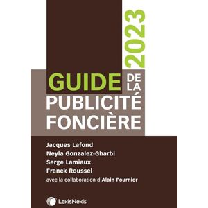 Jacques Lafond - Guide de la publicité foncière : 2023 - Preis vom 15.06.2026 05:30:30 h Jacques Lafond - Guide de la publicité foncière : 2023 - Preis vom 15.06.2026 05:30:30 h