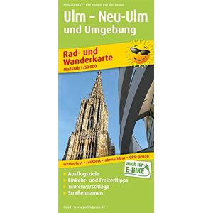Ulm – Neu-Ulm und Umgebung: Rad- und Wanderkarte mit Ausflugszielen, Einkehr- & Freizeittipps, wetterfest, reißfest, abwischbar, GPS-genau. 1:50000 (Rad- und Wanderkarte / RuWK) - Preis vom 14.06.2026 05:24:48 h Ulm – Neu-Ulm und Umgebung: Rad- und Wanderkarte mit Ausflugszielen, Einkehr- & Freizeittipps, wetterfest, reißfest, abwischbar, GPS-genau. 1:50000 (Rad- und Wanderkarte / RuWK) - Preis vom 14.06.2026 05:24:48 h