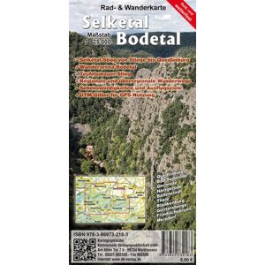 Kartographische Kommunale Verlagsgesellschaft mbH - Selketal - Bodetal: Rad- und Wanderkarte (reiß- und wetterfest) - Preis vom 13.06.2026 05:28:29 h Kartographische Kommunale Verlagsgesellschaft mbH - Selketal - Bodetal: Rad- und Wanderkarte (reiß- und wetterfest) - Preis vom 13.06.2026 05:28:29 h