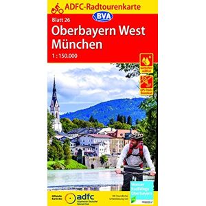 Allgemeiner Deutscher Fahrrad-Club e.V. (ADFC) - ADFC-Radtourenkarte 26 Oberbayern West / München 1:150.000, reiß- und wetterfest, GPS-Tracks Download (ADFC-Radtourenkarte 1:150000) - Preis vom 11.06.2026 05:43:19 h Allgemeiner Deutscher Fahrrad-Club e.V. (ADFC) - ADFC-Radtourenkarte 26 Oberbayern West / München 1:150.000, reiß- und wetterfest, GPS-Tracks Download (ADFC-Radtourenkarte 1:150000) - Preis vom 11.06.2026 05:43:19 h