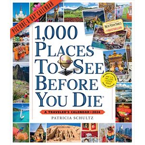 Patricia Schultz - 1,000 Places to See Before You Die Picture-A-Day Wall Calendar 2024: A Traveler's Calendar - Preis vom 11.06.2026 05:43:19 h Patricia Schultz - 1,000 Places to See Before You Die Picture-A-Day Wall Calendar 2024: A Traveler's Calendar - Preis vom 11.06.2026 05:43:19 h