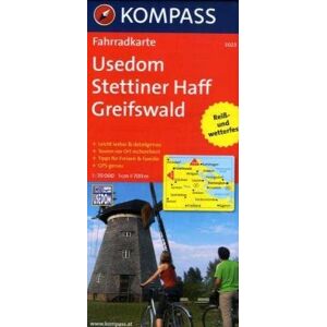 KOMPASS-Karten GmbH - Usedom - Stettiner Haff - Greifswald: Fahrradkarte. GPS-genau. 1:70000 (KOMPASS-Fahrradkarten Deutschland) - Preis vom 13.06.2026 05:28:29 h KOMPASS-Karten GmbH - Usedom - Stettiner Haff - Greifswald: Fahrradkarte. GPS-genau. 1:70000 (KOMPASS-Fahrradkarten Deutschland) - Preis vom 13.06.2026 05:28:29 h