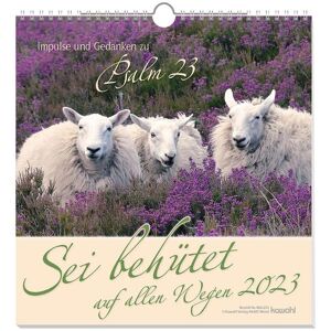 Sei behütet auf allen Wegen 2023: Impulse und Gedanken aus Psalm 23 - Preis vom 14.06.2026 05:24:48 h Sei behütet auf allen Wegen 2023: Impulse und Gedanken aus Psalm 23 - Preis vom 14.06.2026 05:24:48 h