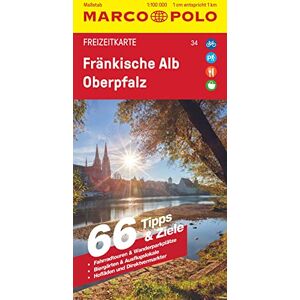 MARCO POLO Freizeitkarte 34 Fränkische Alb, Oberpfalz 1:100.000 - Preis vom 15.06.2026 05:30:30 h MARCO POLO Freizeitkarte 34 Fränkische Alb, Oberpfalz 1:100.000 - Preis vom 15.06.2026 05:30:30 h