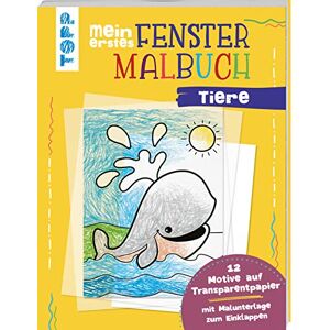 Ursula Schwab - Mein erstes Fenster-Malbuch Tiere: 12 Motive auf Transparentpapier. Mit Malunterlage zum Einklappen - Preis vom 13.06.2026 05:28:29 h Ursula Schwab - Mein erstes Fenster-Malbuch Tiere: 12 Motive auf Transparentpapier. Mit Malunterlage zum Einklappen - Preis vom 13.06.2026 05:28:29 h