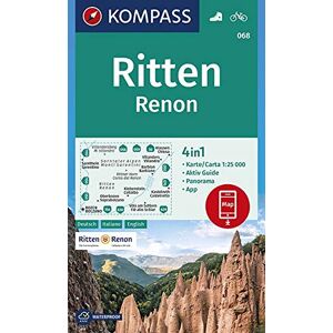 KOMPASS-Karten GmbH - Ritten, Renon: 4in1 Wanderkarte 1:25000 mit Aktiv Guide und Panorama inklusive Karte zur offline Verwendung in der KOMPASS-App. Fahrradfahren. (KOMPASS-Wanderkarten, Band 68) - Preis vom 15.06.2026 05:30:30 h KOMPASS-Karten GmbH - Ritten, Renon: 4in1 Wanderkarte 1:25000 mit Aktiv Guide und Panorama inklusive Karte zur offline Verwendung in der KOMPASS-App. Fahrradfahren. (KOMPASS-Wanderkarten, Band 68) - Preis vom 15.06.2026 05:30:30 h