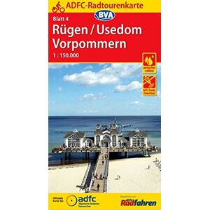 Allgemeiner Deutscher Fahrrad-Club e.V. (ADFC) - ADFC-Radtourenkarte 4 Rügen/Usedom Vorpommern 1:150.000, reiß- und wetterfest, GPS-Tracks Download (ADFC-Radtourenkarte 1:150000) - Preis vom 11.06.2026 05:43:19 h Allgemeiner Deutscher Fahrrad-Club e.V. (ADFC) - ADFC-Radtourenkarte 4 Rügen/Usedom Vorpommern 1:150.000, reiß- und wetterfest, GPS-Tracks Download (ADFC-Radtourenkarte 1:150000) - Preis vom 11.06.2026 05:43:19 h