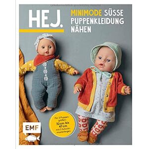 Svenja Morbach - Hej. Minimode – Süße Puppenkleidung nähen: 15 Projekte vom Kleidchen bis zum Rucksack – für 3 Puppengrößen 32-37, 38-43 und 44-47 (z. B. Babyborn, Götz Muffin). Mit 2 Schnittmusterbogen - Preis vom 15.06.2026 05:30:30 h Svenja Morbach - Hej. Minimode – Süße Puppenkleidung nähen: 15 Projekte vom Kleidchen bis zum Rucksack – für 3 Puppengrößen 32-37, 38-43 und 44-47 (z. B. Babyborn, Götz Muffin). Mit 2 Schnittmusterbogen - Preis vom 15.06.2026 05:30:30 h