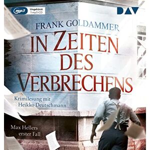 Frank Goldammer - In Zeiten des Verbrechens. Max Hellers erster Fall: Ungekürzte Lesung mit Heikko Deutschmann (2 mp3-CDs) (Max Heller Prequel) - Preis vom 16.06.2026 05:30:18 h Frank Goldammer - In Zeiten des Verbrechens. Max Hellers erster Fall: Ungekürzte Lesung mit Heikko Deutschmann (2 mp3-CDs) (Max Heller Prequel) - Preis vom 16.06.2026 05:30:18 h