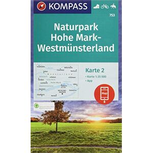 KOMPASS-Karten GmbH - Naturpark Hohe Mark-Westmünsterland: 2 Wanderkarten 1:35000 im Set inklusive Karte zur offline Verwendung in der KOMPASS-App. Fahrradfahren. Reiten. (KOMPASS-Wanderkarten, Band 753) - Preis vom 13.06.2026 05:28:29 h KOMPASS-Karten GmbH - Naturpark Hohe Mark-Westmünsterland: 2 Wanderkarten 1:35000 im Set inklusive Karte zur offline Verwendung in der KOMPASS-App. Fahrradfahren. Reiten. (KOMPASS-Wanderkarten, Band 753) - Preis vom 13.06.2026 05:28:29 h