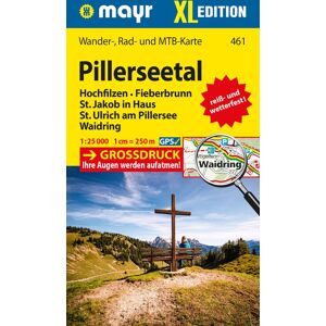 Mayr Wanderkarte Pillerseetal XL 1:25.000: Wander-, Rad- und Mountainbikekarte, extra grossdruck, reiß- und wetterfest - Preis vom 14.06.2026 05:24:48 h Mayr Wanderkarte Pillerseetal XL 1:25.000: Wander-, Rad- und Mountainbikekarte, extra grossdruck, reiß- und wetterfest - Preis vom 14.06.2026 05:24:48 h