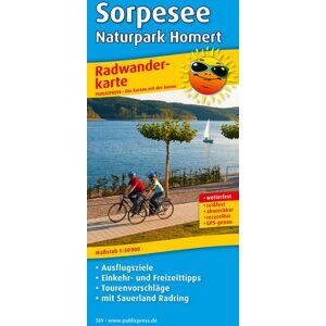 Sorpesee, Naturpark Homert: Radwanderkarte mit Ausflugszielen, Einkehr- & Freizeittipps, wetterfest, reißfest, abwischbar, GPS-genau. 1:50000: Mit ... abwischbar, recycelbar. GPS-genau. 1 : 50.000 - Preis vom 13.06.2026 05:28:29 h Sorpesee, Naturpark Homert: Radwanderkarte mit Ausflugszielen, Einkehr- & Freizeittipps, wetterfest, reißfest, abwischbar, GPS-genau. 1:50000: Mit ... abwischbar, recycelbar. GPS-genau. 1 : 50.000 - Preis vom 13.06.2026 05:28:29 h