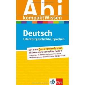Becker Abitur kompakt Wissen Deutsch: Literaturgeschichte, Epochen - Preis vom 11.06.2026 05:43:19 h Becker Abitur kompakt Wissen Deutsch: Literaturgeschichte, Epochen - Preis vom 11.06.2026 05:43:19 h