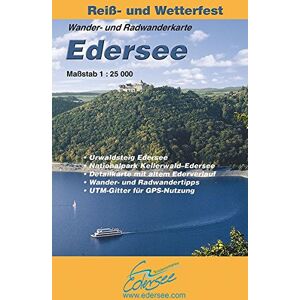 Edersee: Reiß- und Wetterfeste Rad- und Wanderkarte - Preis vom 16.06.2026 05:30:18 h Edersee: Reiß- und Wetterfeste Rad- und Wanderkarte - Preis vom 16.06.2026 05:30:18 h