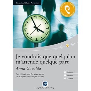 Anna Gavalda - Je voudrais que quelqu'un m'attende quelque part: Das Hörbuch zum Sprachen lernen.mit ausgewählten Kurzgeschichten / Audio-CD + Textbuch + CD-ROM - Preis vom 16.06.2026 05:30:18 h Anna Gavalda - Je voudrais que quelqu'un m'attende quelque part: Das Hörbuch zum Sprachen lernen.mit ausgewählten Kurzgeschichten / Audio-CD + Textbuch + CD-ROM - Preis vom 16.06.2026 05:30:18 h