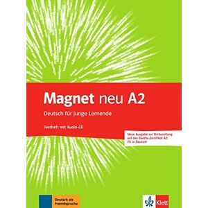 Magnet neu A2: Deutsch für junge Lernende. Testheft + Audio-CD (Goethe-Zertifikat A2: Fit in Deutsch) - Preis vom 15.06.2026 05:30:30 h Magnet neu A2: Deutsch für junge Lernende. Testheft + Audio-CD (Goethe-Zertifikat A2: Fit in Deutsch) - Preis vom 15.06.2026 05:30:30 h