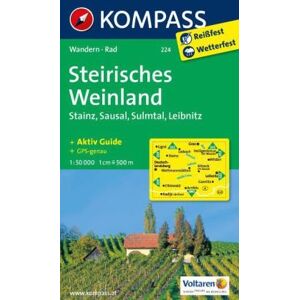 Steirisches Weinland - Stainz - Sausal - Sulmtal - Leibnitz: Wanderkarte mit Aktiv Guide und Radrouten. GPS-genau. 1:50000 (KOMPASS-Wanderkarten) - Preis vom 16.06.2026 05:30:18 h Steirisches Weinland - Stainz - Sausal - Sulmtal - Leibnitz: Wanderkarte mit Aktiv Guide und Radrouten. GPS-genau. 1:50000 (KOMPASS-Wanderkarten) - Preis vom 16.06.2026 05:30:18 h
