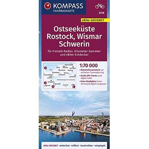 KOMPASS-Karten GmbH - KOMPASS Fahrradkarte Ostseeküste, Rostock, Wismar, Schwerin 1:70.000, FK 3318: reiß- und wetterfest mit Extra Stadtplänen (KOMPASS-Fahrradkarten Deutschland, Band 3318) - Preis vom 15.06.2026 05:30:30 h KOMPASS-Karten GmbH - KOMPASS Fahrradkarte Ostseeküste, Rostock, Wismar, Schwerin 1:70.000, FK 3318: reiß- und wetterfest mit Extra Stadtplänen (KOMPASS-Fahrradkarten Deutschland, Band 3318) - Preis vom 15.06.2026 05:30:30 h