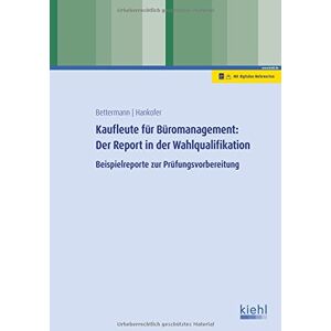Verena Bettermann - Kaufleute für Büromanagement: Der Report in der Wahlqualifikation: Beispielreporte zur Prüfungsvorbereitung - Preis vom 12.06.2026 05:40:31 h Verena Bettermann - Kaufleute für Büromanagement: Der Report in der Wahlqualifikation: Beispielreporte zur Prüfungsvorbereitung - Preis vom 12.06.2026 05:40:31 h