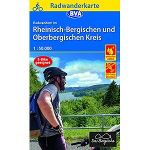 BVA BikeMedia GmbH - Radwanderkarte BVA Radwandern im Rheinisch-Bergischen und Oberbergischen Kreis 1:50.000, reiß- und wetterfest, GPS-Tracks Download (Radwanderkarte 1:50.000) - Preis vom 15.06.2026 05:30:30 h BVA BikeMedia GmbH - Radwanderkarte BVA Radwandern im Rheinisch-Bergischen und Oberbergischen Kreis 1:50.000, reiß- und wetterfest, GPS-Tracks Download (Radwanderkarte 1:50.000) - Preis vom 15.06.2026 05:30:30 h