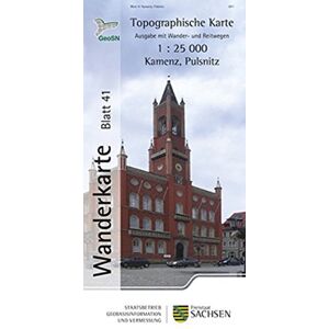 Staatsbetrieb Geobasisinformation u. Vermessung Sachsen (GeoSN) - Kamenz, Pulsnitz: Wanderkarte 1:25 000, Ausgabe mit Wander- und Reitwegen (WK25 Blatt 41) (Topographische Freizeitkarten Sachsen 1:25 000) - Preis vom 13.06.2026 05:28:29 h Staatsbetrieb Geobasisinformation u. Vermessung Sachsen (GeoSN) - Kamenz, Pulsnitz: Wanderkarte 1:25 000, Ausgabe mit Wander- und Reitwegen (WK25 Blatt 41) (Topographische Freizeitkarten Sachsen 1:25 000) - Preis vom 13.06.2026 05:28:29 h