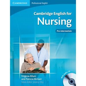 Virginia Allum - Cambridge English for Nursing Pre-Intermediate Student's Book with Audio CD (Cambridge English for Series) - Preis vom 13.06.2026 05:28:29 h Virginia Allum - Cambridge English for Nursing Pre-Intermediate Student's Book with Audio CD (Cambridge English for Series) - Preis vom 13.06.2026 05:28:29 h