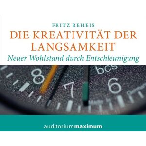 Fritz Reheis - Die Kreativität der Langsamkeit: Neuer Wohlstand durch Entschleunigung - Preis vom 16.06.2026 05:30:18 h Fritz Reheis - Die Kreativität der Langsamkeit: Neuer Wohlstand durch Entschleunigung - Preis vom 16.06.2026 05:30:18 h