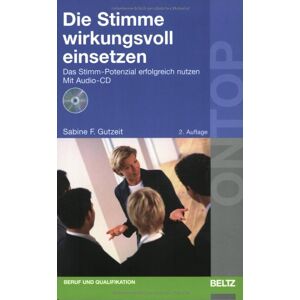 Gutzeit, Sabine F. - Die Stimme wirkungsvoll einsetzen: Das Stimm-Potenzial erfolgreich nutzen, mit Audio-CD (Beltz Taschenbuch) - Preis vom 14.06.2026 05:24:48 h Gutzeit, Sabine F. - Die Stimme wirkungsvoll einsetzen: Das Stimm-Potenzial erfolgreich nutzen, mit Audio-CD (Beltz Taschenbuch) - Preis vom 14.06.2026 05:24:48 h