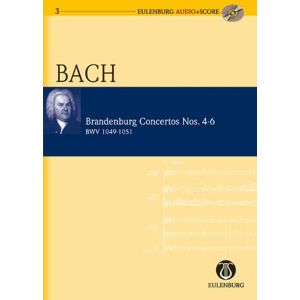 Karin Stöckl - Brandenburgische Konzerte: Nr. 4 G-Dur/Nr. 5 D-Dur/Nr. 6 B-Dur. Orchester. Studienpartitur + CD.: No. 4 G Major / No. 5 D Major / No. 6 B Major (Eulenburg Audio+Score) - Preis vom 13.06.2026 05:28:29 h Karin Stöckl - Brandenburgische Konzerte: Nr. 4 G-Dur/Nr. 5 D-Dur/Nr. 6 B-Dur. Orchester. Studienpartitur + CD.: No. 4 G Major / No. 5 D Major / No. 6 B Major (Eulenburg Audio+Score) - Preis vom 13.06.2026 05:28:29 h