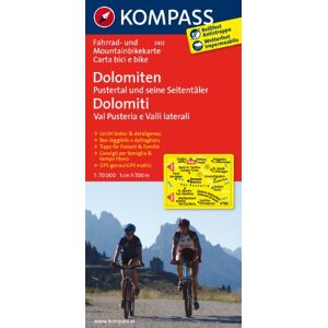 KOMPASS-Karten GmbH - Dolomiten - Pustertal und seine Seitentäler / Dolomiti - Val Pusteria e Valli laterali: Fahrrad- und Mountainbikekarte. GPS-genau. 1:70000 (KOMPASS-Fahrradkarten International) - Preis vom 13.06.2026 05:28:29 h KOMPASS-Karten GmbH - Dolomiten - Pustertal und seine Seitentäler / Dolomiti - Val Pusteria e Valli laterali: Fahrrad- und Mountainbikekarte. GPS-genau. 1:70000 (KOMPASS-Fahrradkarten International) - Preis vom 13.06.2026 05:28:29 h