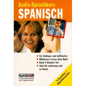 Humboldt Taschenbücher, Audio-Sprachkurs Spanisch für Anfänger, 3 Cassetten m. Begleitbuch - Preis vom 15.06.2026 05:30:30 h Humboldt Taschenbücher, Audio-Sprachkurs Spanisch für Anfänger, 3 Cassetten m. Begleitbuch - Preis vom 15.06.2026 05:30:30 h