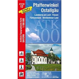 Landesamt für Digitalisierung, Breitband und Vermessung, Bayern - ATK100-17 Pfaffenwinkel, Ostallgäu (Amtliche Topographische Karte 1:100000): Landsberg am Lech, Füssen, Fünfseenland, Werdenfelser Land, (ATK100 Amtliche Topographische Karte 1:100000 Bayer Landesamt für Digitalisierung, Breitband und Vermessung, Bayern - ATK100-17 Pfaffenwinkel, Ostallgäu (Amtliche Topographische Karte 1:100000): Landsberg am Lech, Füssen, Fünfseenland, Werdenfelser Land, (ATK100 Amtliche Topographische Karte 1:100000 Bayer