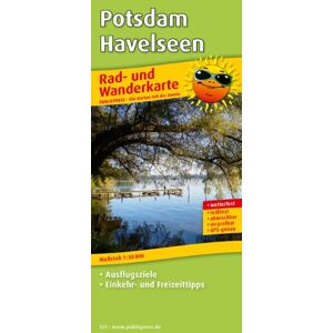 Publicpress - Rad- und Wanderkarte Potsdam Havelseen: Mit Ausflugszielen, Einkehr- & Freizeittipps, wetterfest, reissfest, abwischbar, GPS-genau. 1:50000 - Preis vom 15.06.2026 05:30:30 h Publicpress - Rad- und Wanderkarte Potsdam Havelseen: Mit Ausflugszielen, Einkehr- & Freizeittipps, wetterfest, reissfest, abwischbar, GPS-genau. 1:50000 - Preis vom 15.06.2026 05:30:30 h