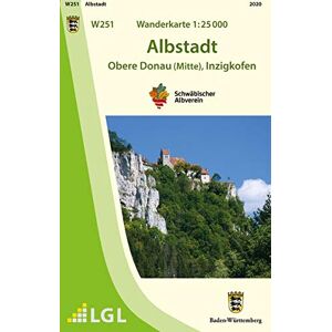 LGL - W251 Wanderkarte 1:25000 Albstadt: Obere Donau (Mitte), Inzigkofen - Preis vom 15.06.2026 05:30:30 h LGL - W251 Wanderkarte 1:25000 Albstadt: Obere Donau (Mitte), Inzigkofen - Preis vom 15.06.2026 05:30:30 h