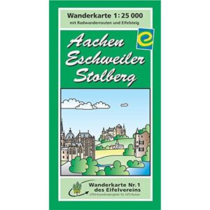 Aachen, Eschweiler, Stolberg: Wanderkarte Nr. 1 des Eifelvereins - Preis vom 15.06.2026 05:30:30 h Aachen, Eschweiler, Stolberg: Wanderkarte Nr. 1 des Eifelvereins - Preis vom 15.06.2026 05:30:30 h