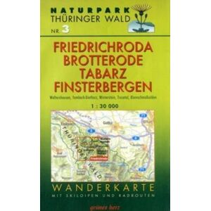 Lutz Gebhardt - Wanderkarte Friedrichroda, Brotterode, Finsterbergen, Tabarz: Mit Waltershausen, Tambach-Dietharz, Winterstein, Trusetal, Kleinschmalkalden. Mit Skiloipen und Radrouten. 1:30.000 - Preis vom 12.06.2026 05:40:31 h Lutz Gebhardt - Wanderkarte Friedrichroda, Brotterode, Finsterbergen, Tabarz: Mit Waltershausen, Tambach-Dietharz, Winterstein, Trusetal, Kleinschmalkalden. Mit Skiloipen und Radrouten. 1:30.000 - Preis vom 12.06.2026 05:40:31 h