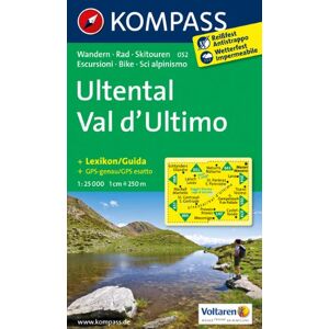 KOMPASS-Karten GmbH - Ultental - Val d'Ultimo: Wanderkarte mit Kurzführer, Radrouten und Skitouren. GPS-genau. 1:25000 (KOMPASS-Wanderkarten) - Preis vom 15.06.2026 05:30:30 h KOMPASS-Karten GmbH - Ultental - Val d'Ultimo: Wanderkarte mit Kurzführer, Radrouten und Skitouren. GPS-genau. 1:25000 (KOMPASS-Wanderkarten) - Preis vom 15.06.2026 05:30:30 h
