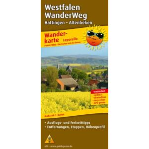 Publicpress - Wanderkarte Leporello WestfalenWanderWeg: Mit Ausflugszielen, Einkehr- & Freizeittipps, wetterfest, reißfest, abwischbar, recycelbar, GPS-genau. 1:35000 - Preis vom 15.06.2026 05:30:30 h Publicpress - Wanderkarte Leporello WestfalenWanderWeg: Mit Ausflugszielen, Einkehr- & Freizeittipps, wetterfest, reißfest, abwischbar, recycelbar, GPS-genau. 1:35000 - Preis vom 15.06.2026 05:30:30 h