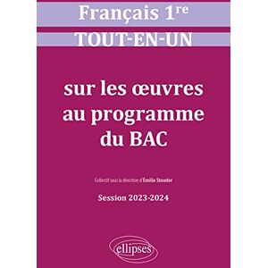 Émilie Stouder - Français 1re : tout-en-un sur les oeuvres au programme du bac : session 2023-2024 - Preis vom 14.06.2026 05:24:48 h Émilie Stouder - Français 1re : tout-en-un sur les oeuvres au programme du bac : session 2023-2024 - Preis vom 14.06.2026 05:24:48 h