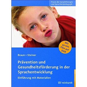Braun Prävention und Gesundheitsförderung in der Sprachentwicklung: Einführung mit Materialien. Mit Film- und Audiodateien sowie Kopiervorlagen auf DVD. Mit ... der Sprachtherapie und Sprachheilpädagogik) - Preis vom 15.06.2026 05:30:30 h Braun Prävention und Gesundheitsförderung in der Sprachentwicklung: Einführung mit Materialien. Mit Film- und Audiodateien sowie Kopiervorlagen auf DVD. Mit ... der Sprachtherapie und Sprachheilpädagogik) - Preis vom 15.06.2026 05:30:30 h