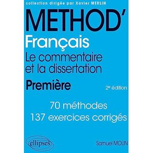 Samuel Molin - Méthod' français première : le commentaire et la dissertation - Preis vom 13.06.2026 05:28:29 h Samuel Molin - Méthod' français première : le commentaire et la dissertation - Preis vom 13.06.2026 05:28:29 h